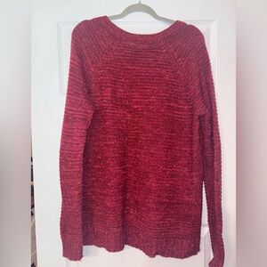 Colorful Thread Maroon Sweater